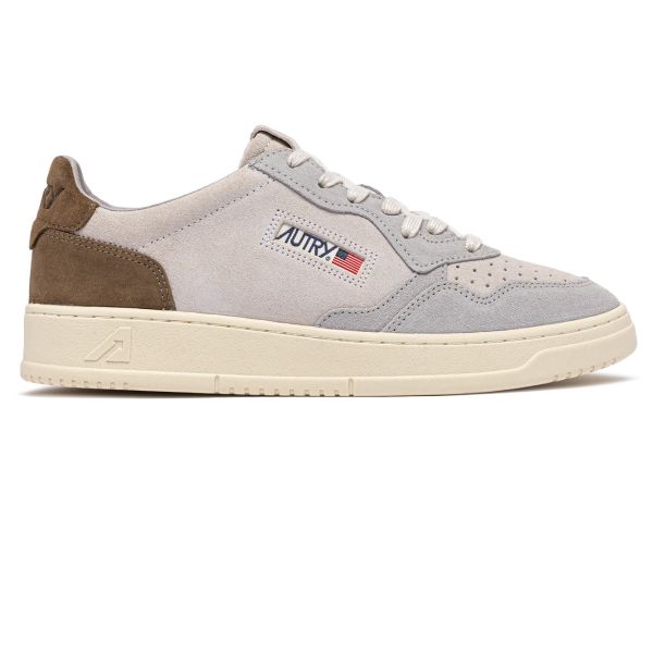 Autry Medalist Low Sneaker Grijs/Bruin