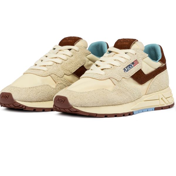 Autry Reelwind Low Sneaker Beige/Bruin