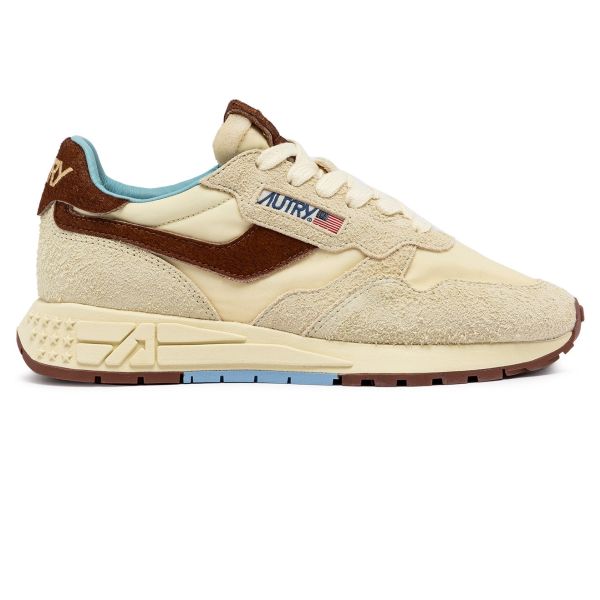 Autry Reelwind Low Sneaker Beige/Bruin