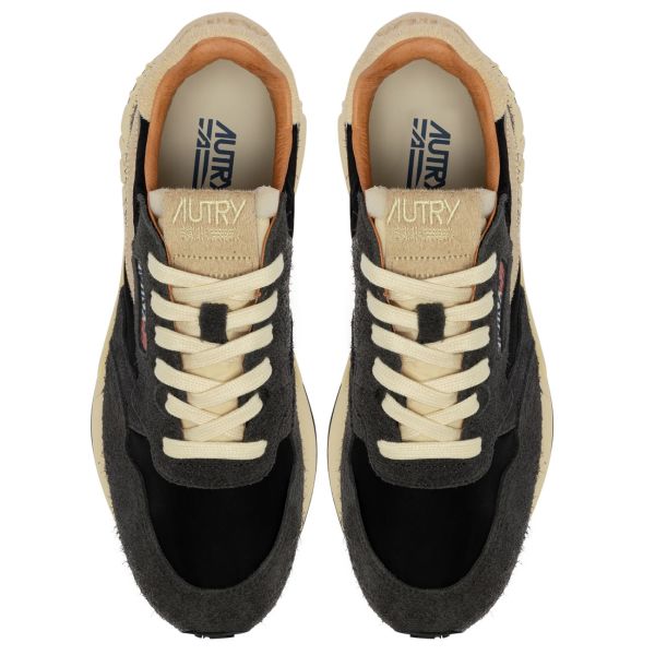 Autry Reelwind Low Sneaker Zwart/Off White
