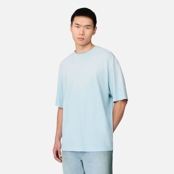 Axel Arigato Bubble Reverse T-shirt Licht Blauw