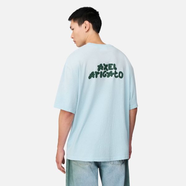 Axel Arigato Bubble Reverse T-shirt Licht Blauw