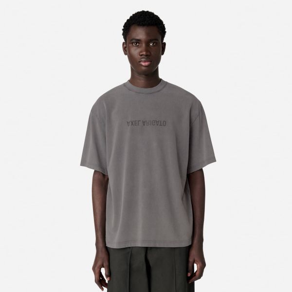 Axel Arigato Distort Washed T-shirt Antraciet