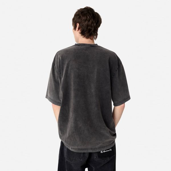 Axel Arigato Distort Washed T-shirt Zwart