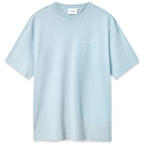Axel Arigato Honor Washed T-shirt Licht Blauw