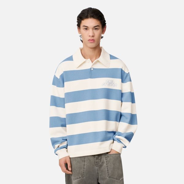 Axel Arigato Rey Polo Sweater Wit/Blauw