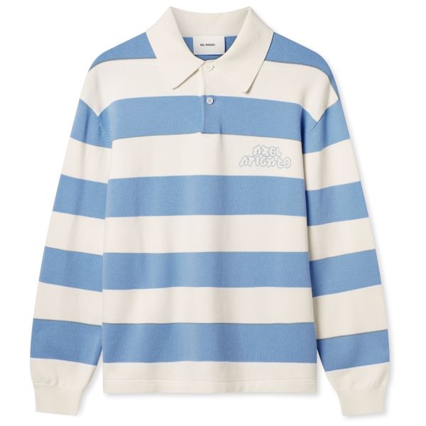 Axel Arigato Rey Polo Sweater Wit/Blauw