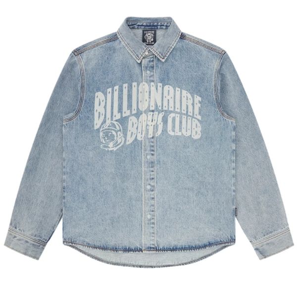 Billionaire Boys Club Faded Arch Logo Spijkerjas Licht Blauw