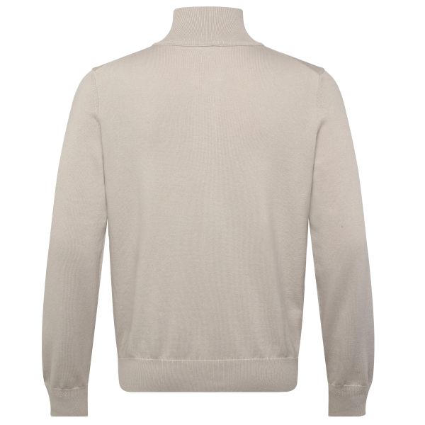 Boss Kanobix Zip Mock Sweater Grijs