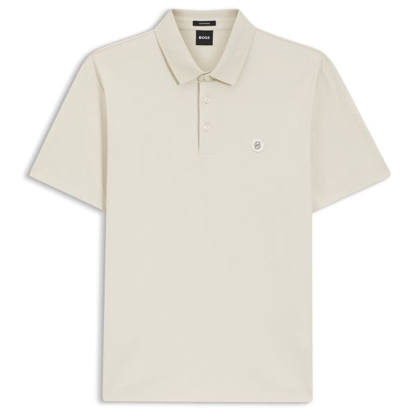 Boss Parris Polo Off White