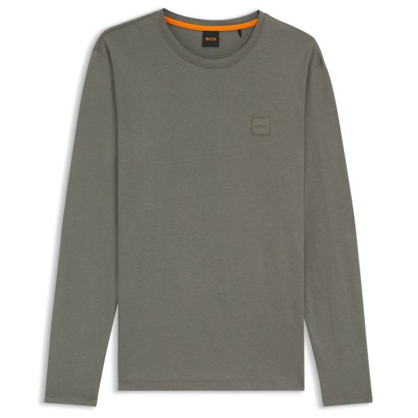 Boss Tacks Longsleeve T-shirt Antraciet