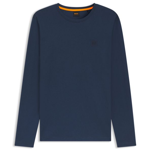 Boss Tacks Longsleeve T-shirt Donker Blauw