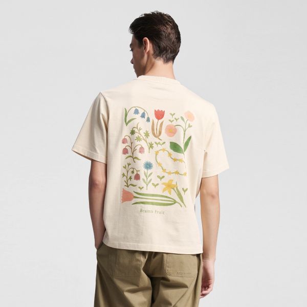 Bram’s Fruit Botanical T-shirt Beige