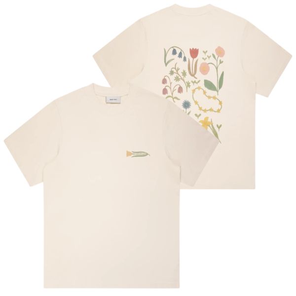 Bram’s Fruit Botanical T-shirt Beige
