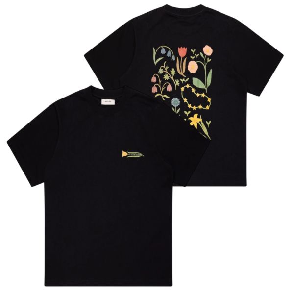 Bram’s Fruit Botanical T-shirt Zwart
