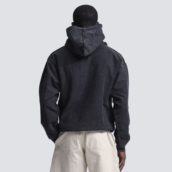 Bram’s Fruit Chest Pocket Hoodie Antraciet