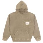 Bram’s Fruit Chest Pocket Hoodie Beige