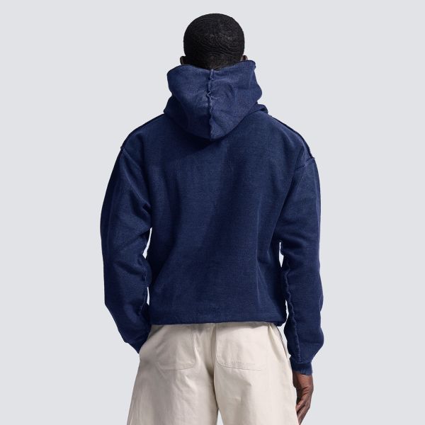 Bram’s Fruit Chest Pocket Hoodie Navy