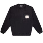 Bram’s Fruit Chest Pocket Sweater Antraciet