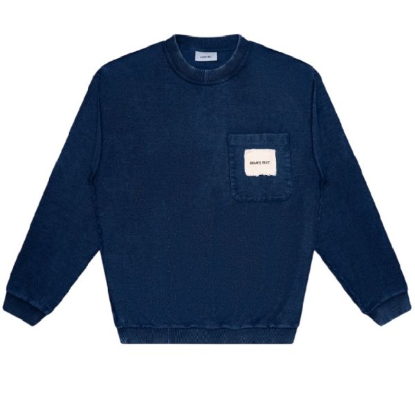 Bram’s Fruit Chest Pocket Sweater Navy