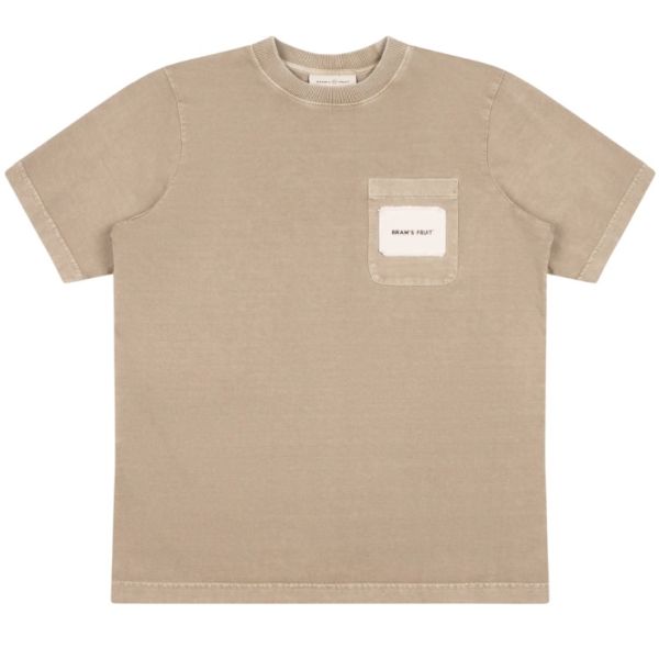 Bram’s Fruit Chest Pocket T-shirt Beige