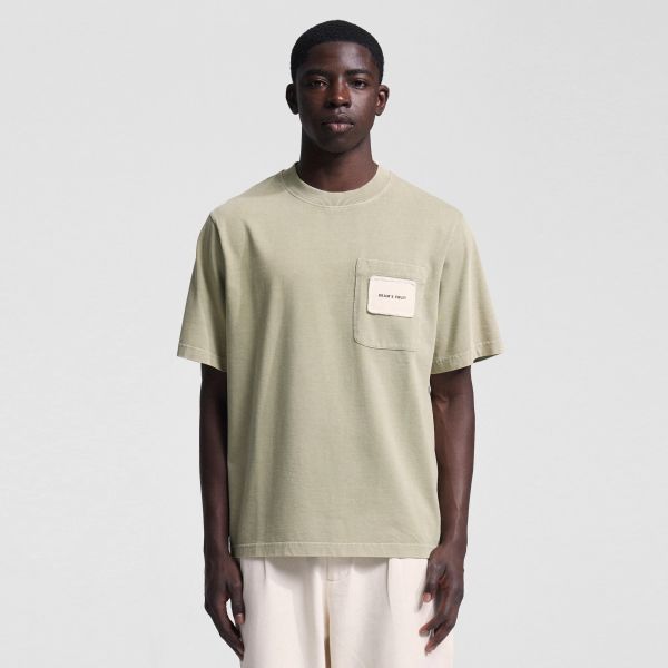 Bram’s Fruit Chest Pocket T-shirt Licht Groen