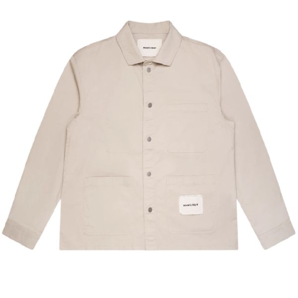 Bram's Fruit Chore Overshirt Beige