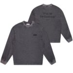 Bram’s Fruit Gardening Distressed Longsleeve T-shirt Antraciet