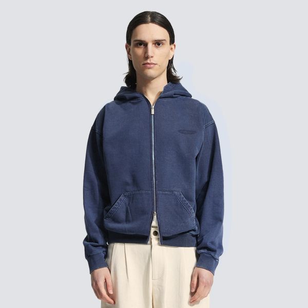 Bram’s Fruit Gardening Distressed Vest Donker Blauw