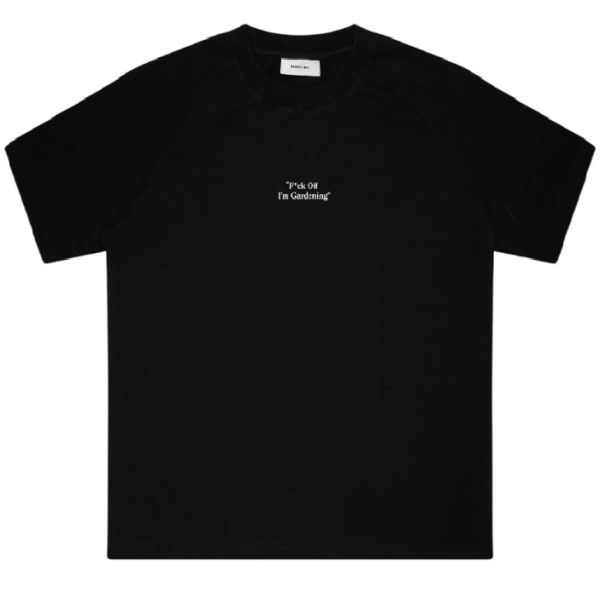 Bram’s Fruit Gardening Raglan T-shirt Zwart