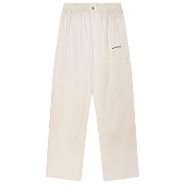 Bram's Fruit Ripstop Text Logo Broek Off White