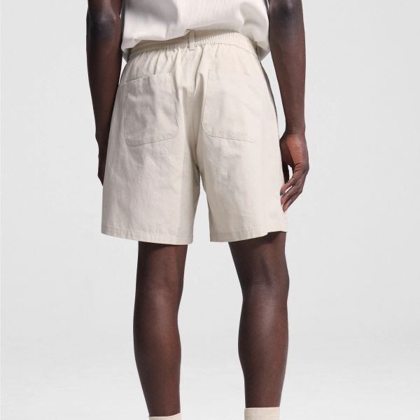 Bram's Fruit Ripstop Text Logo Korte Broek Off White