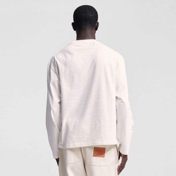 Bram’s Fruit Robin Longsleeve T-shirt Wit