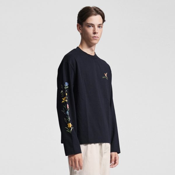 Bram’s Fruit Robin Longsleeve T-shirt Zwart