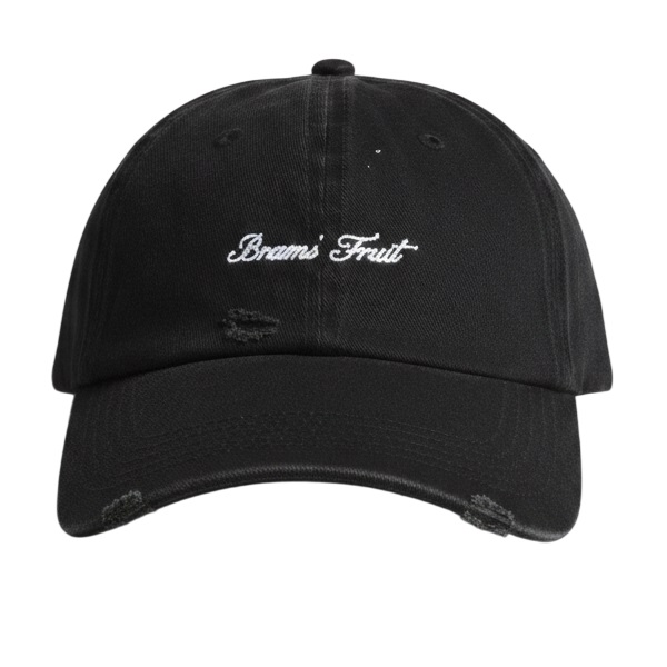 Bram’s Fruit Script Logo Cap Zwart