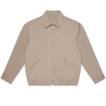 Bram's Fruit Script Logo Distressed Jack Beige