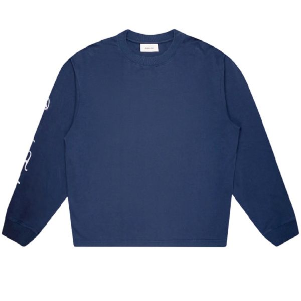 Bram’s Fruit Script Logo Longsleeve T-shirt Navy