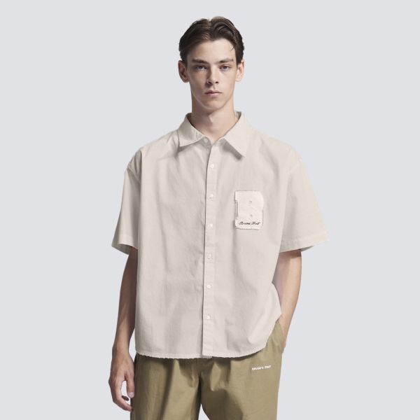 Bram's Fruit Varsity Overhemd Beige