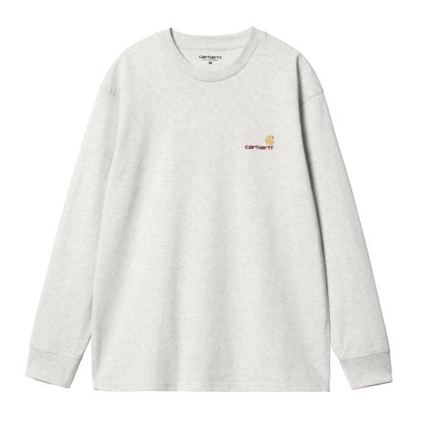 Carhartt WIP American Script Longsleeve T-shirt Grijs