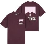 Croyez Maison Fumes T-shirt Bordeaux