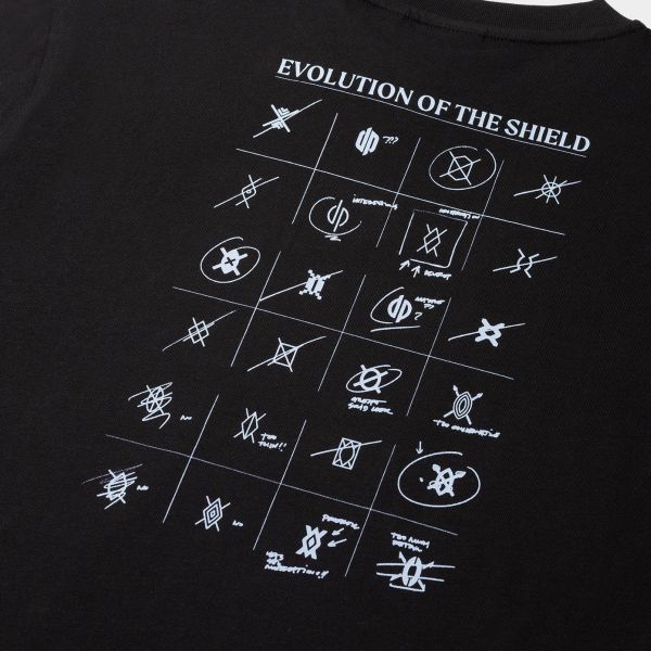 Daily Paper Shield Evolution T-shirt Zwart