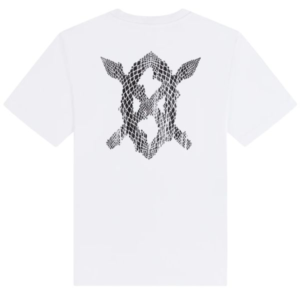 Daily Paper Snake Shield T-shirt Wit