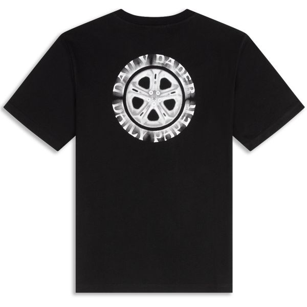 Daily Paper Wheel T-shirt Zwart