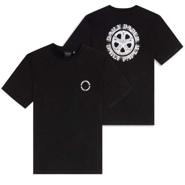 Daily Paper Wheel T-shirt Zwart