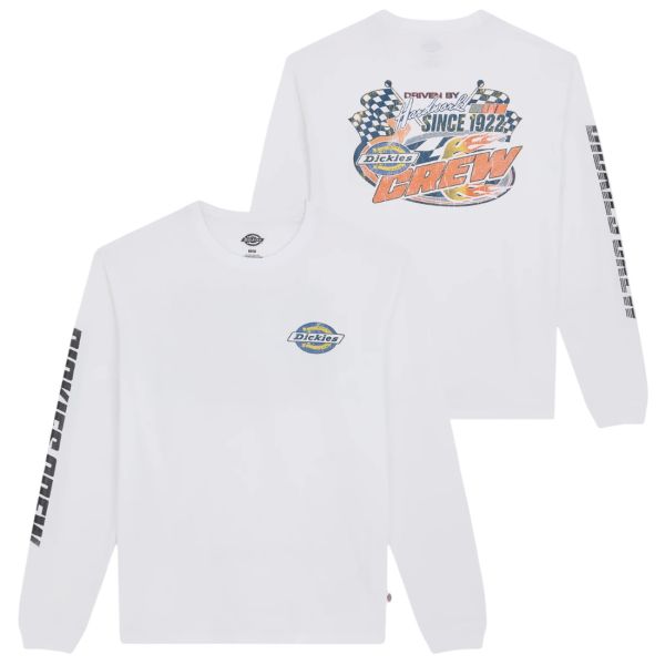 Dickies Nashport Longsleeve T-shirt Wit