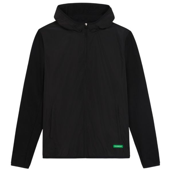 Flâneur Badge Technical Vest Zwart