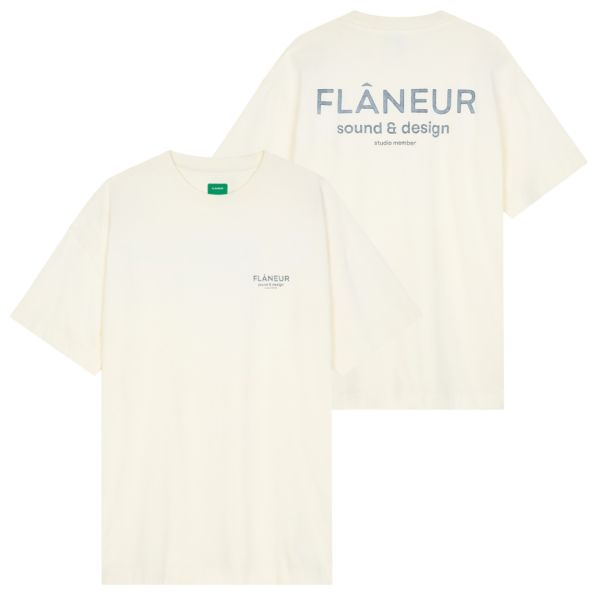 Flâneur Sound & Design Studio Member T-shirt Off White