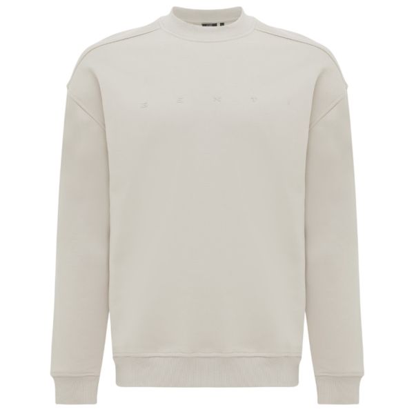 Genti Logo Sweater Beige