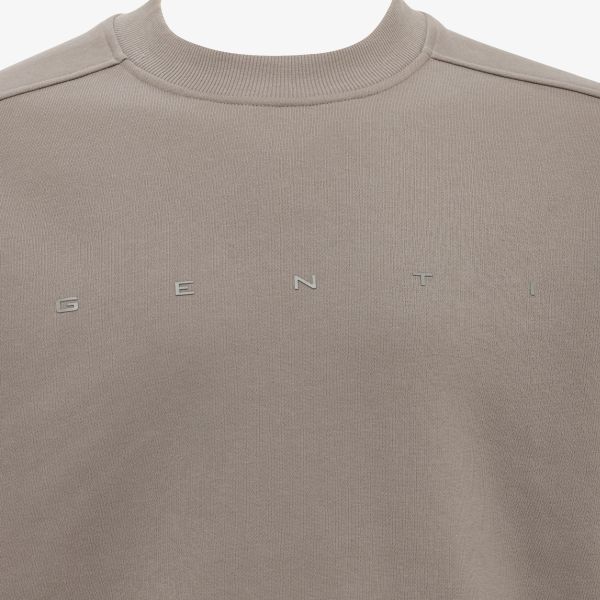 Genti Logo Sweater Bruin