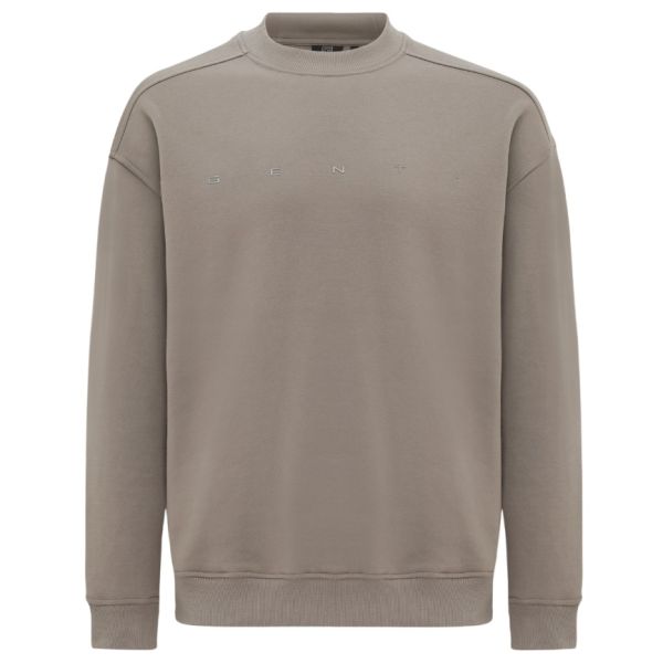 Genti Logo Sweater Bruin